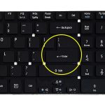 کیبورد لپ تاپ ایسر Aspire E1-570 مشکی-اینترکوچک بدون فریم - تصویر 2