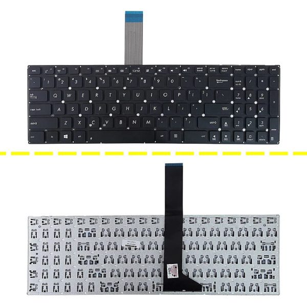 کیبورد لپ تاپ ایسوس X550 مشکی-اینترکوچک فلت بلند