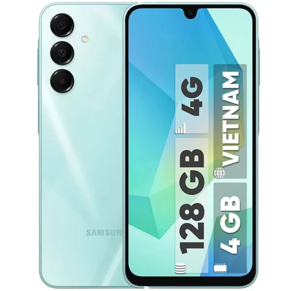 گوشی موبایل سامسونگ مدل Galaxy A16 4G دو سیم کارت ظرفیت 128 گیگابایت و رم 4 گیگابایت + شارژر